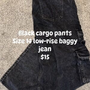 Black Cargo Pants